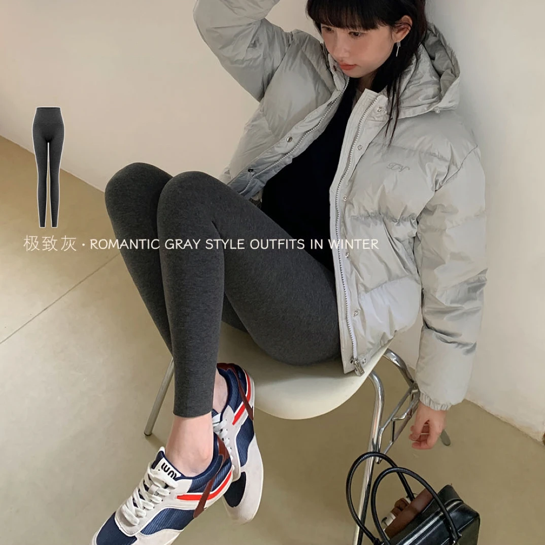 803 热粒绒裸感韩棉打底裤