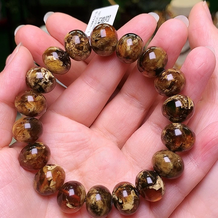 琥珀未镶嵌裸石抚顺琥珀14-667