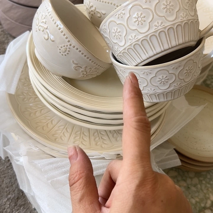 瓷片默认瑕疵商品浮雕佳海棠去啊