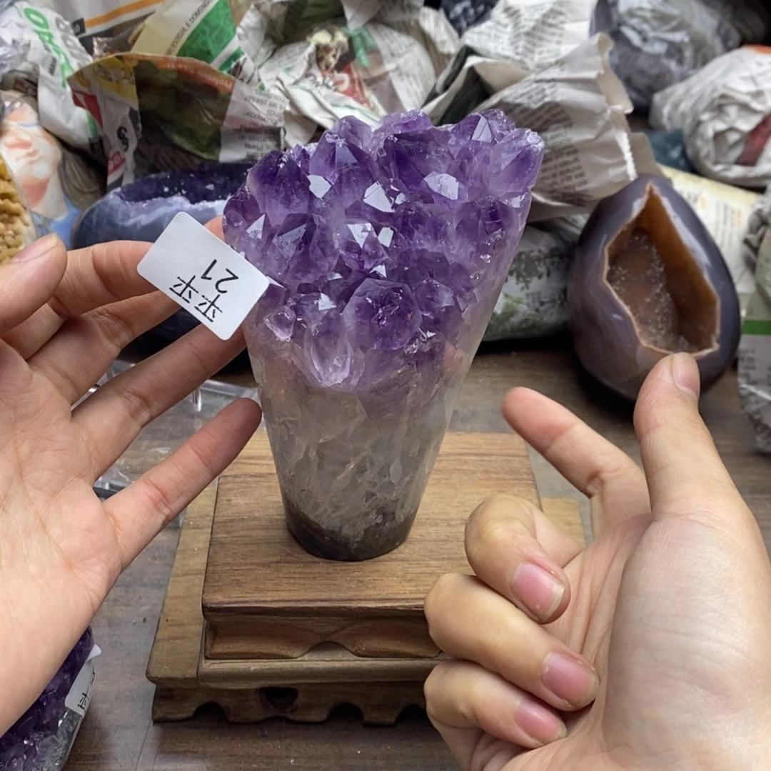 未镶嵌珠宝半成品紫晶