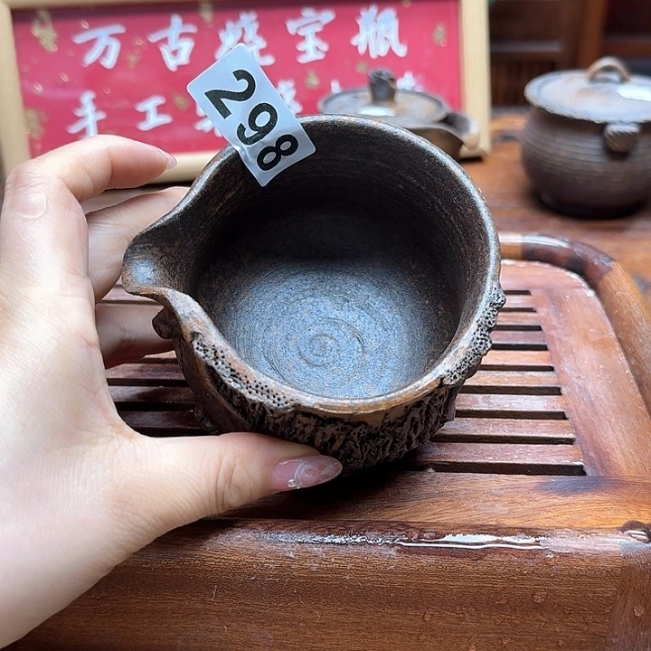 纯手工制作粗陶茶具