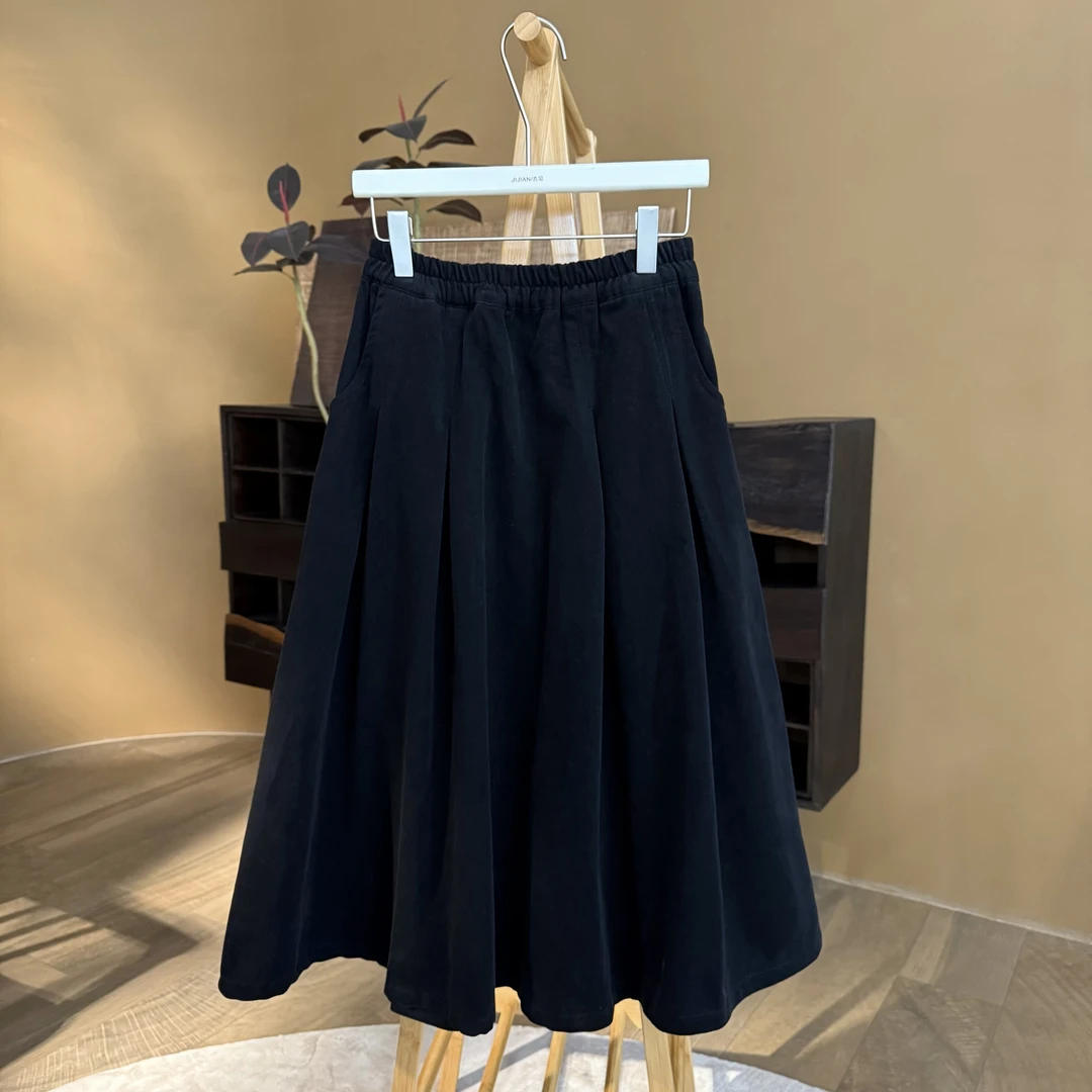 吉米原创-秋季【赫本裙】百搭半身裙260425裙长80