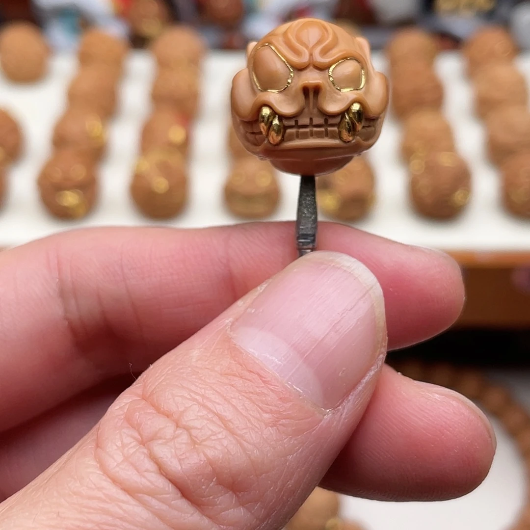 吊坠猴头核桃纯手工魔核