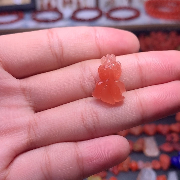 未镶嵌南红玛瑙珠宝半成品1442