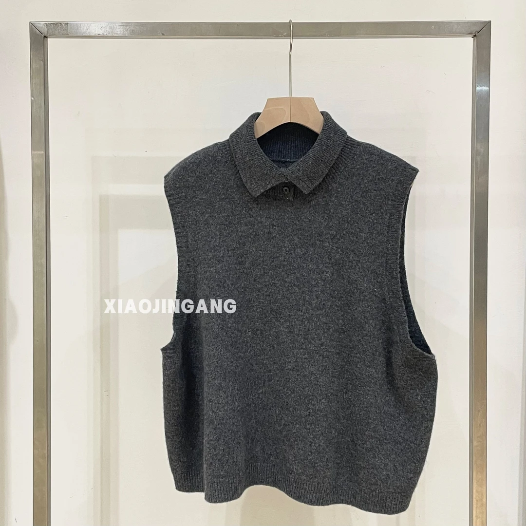 小金刚-【灰韵】通勤百搭羊毛马甲