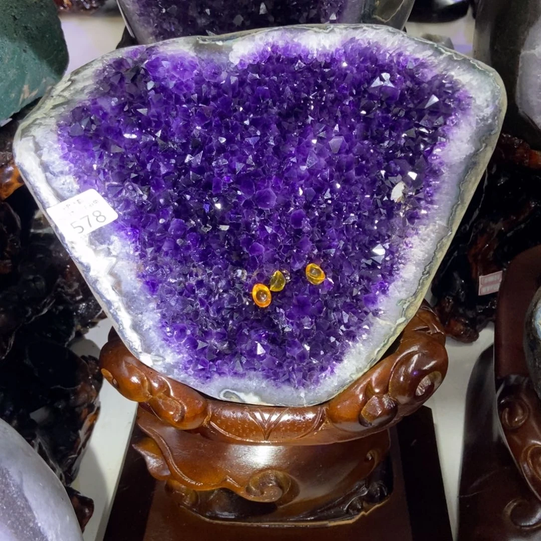 紫晶大型摆件（非配饰）未镶嵌潘