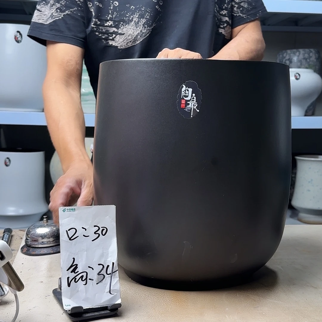 紫砂花盆尺寸30@34