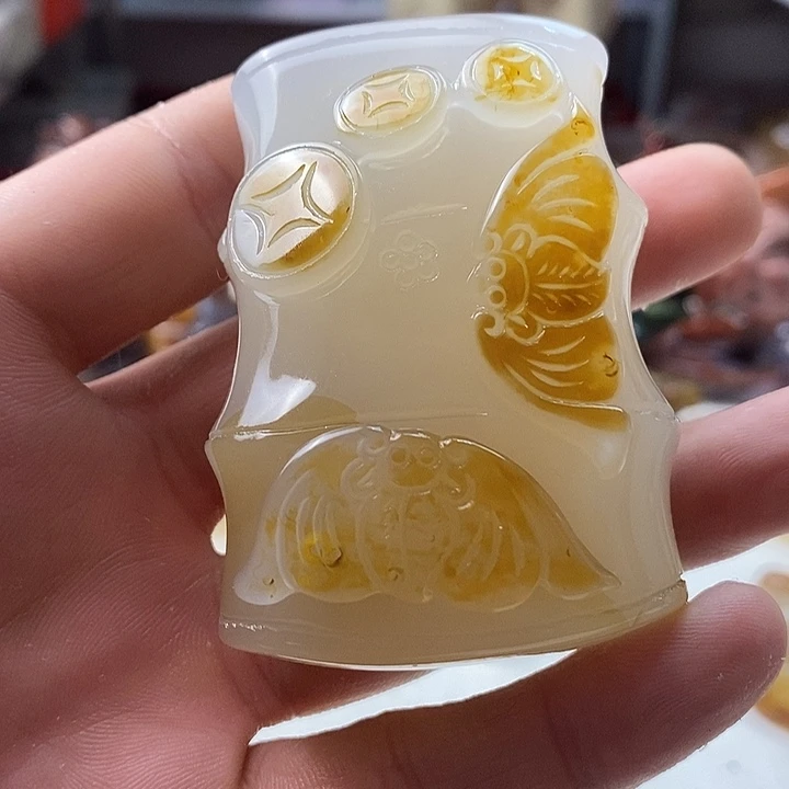 迷***王玛瑙/玉髓未镶嵌颈饰