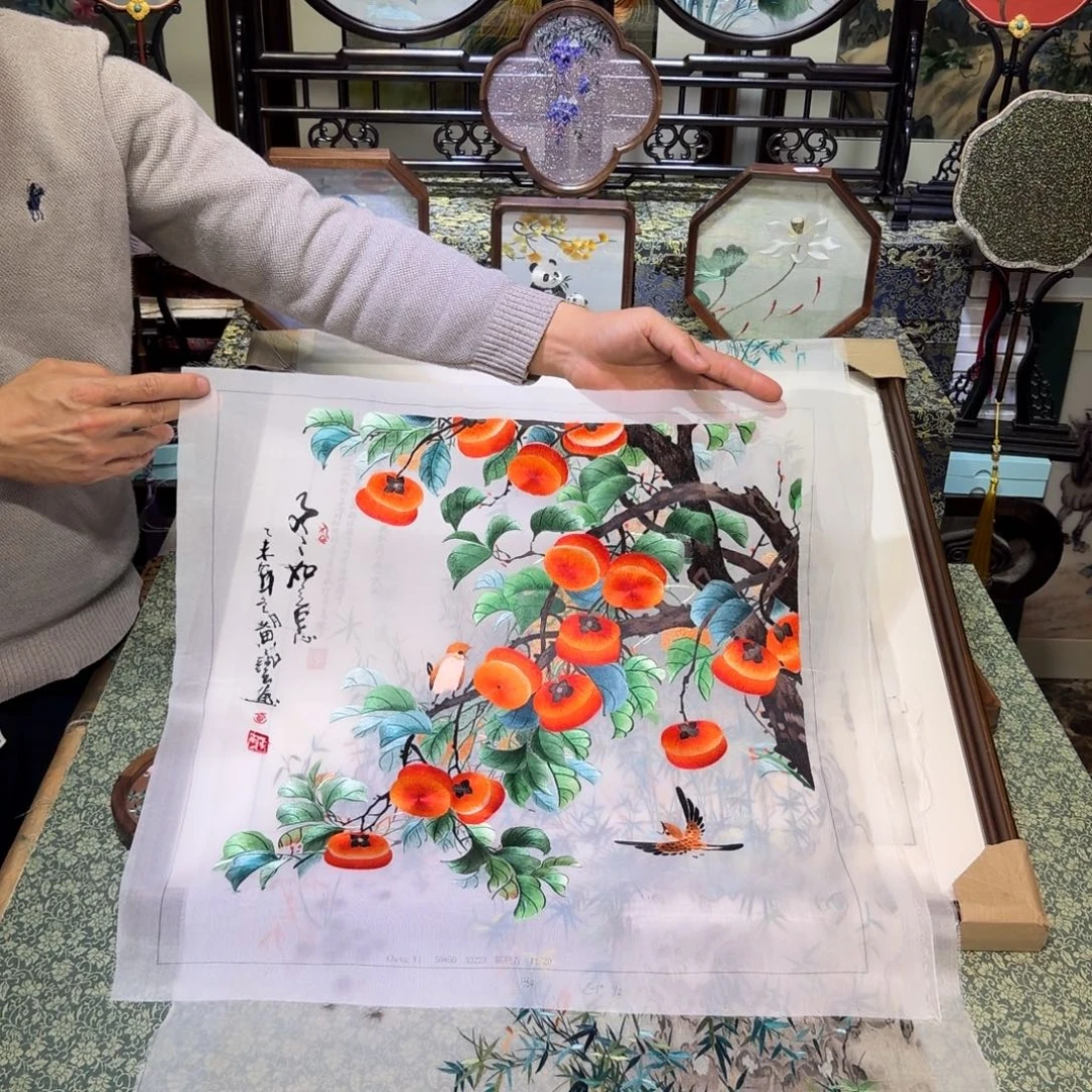 刺绣手工苏绣工艺制作技艺精湛