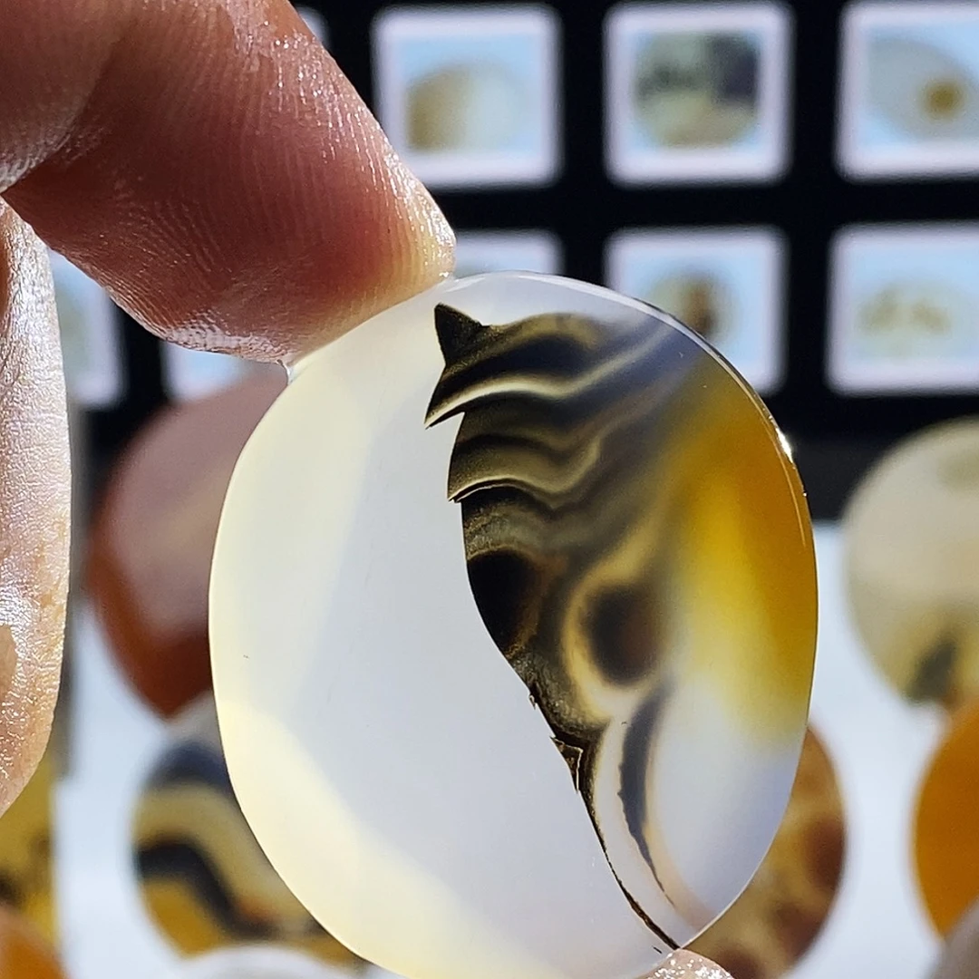 玛瑙/玉髓未镶嵌吊坠(不含链)20