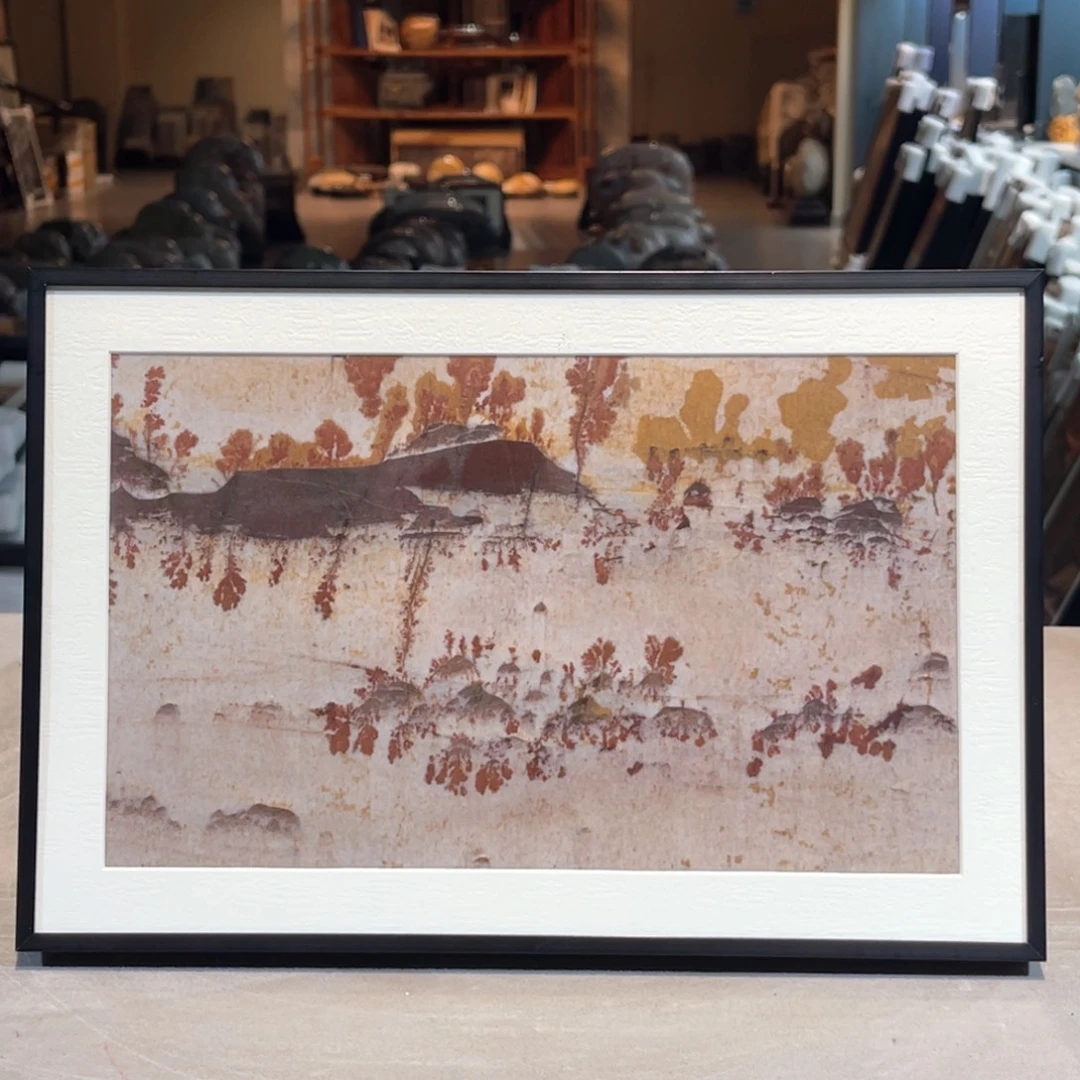 彩石三峡清江画面石