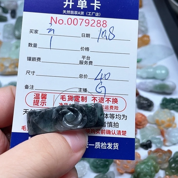 颈饰未镶嵌翡翠云