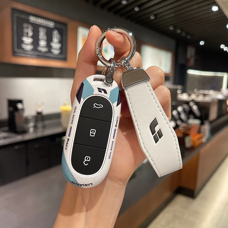 专用2024款理想L6钥匙套新L9汽车用品理想L7MEGA扣L8包壳男女赛道