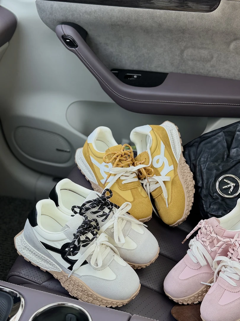 真皮厚底阿甘鞋女2025春季新款爆款复古德训鞋百搭休闲鞋819-1