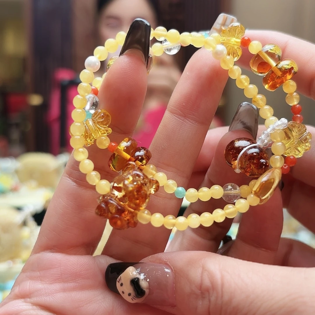 琥珀手链未镶嵌琥珀