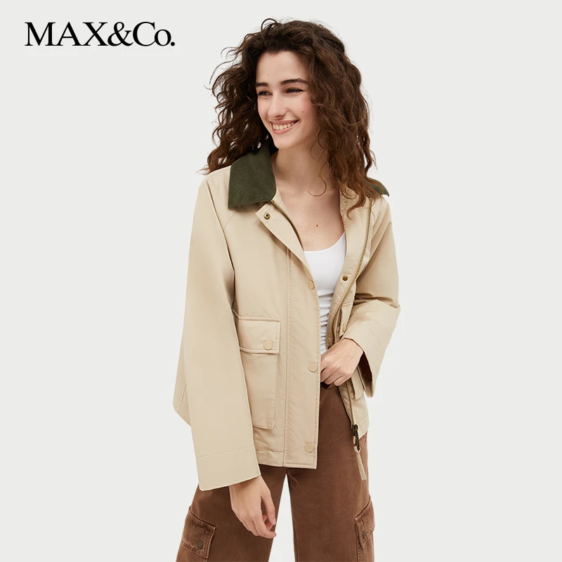 MAX&Co.春夏印花女装短款外套6081034102