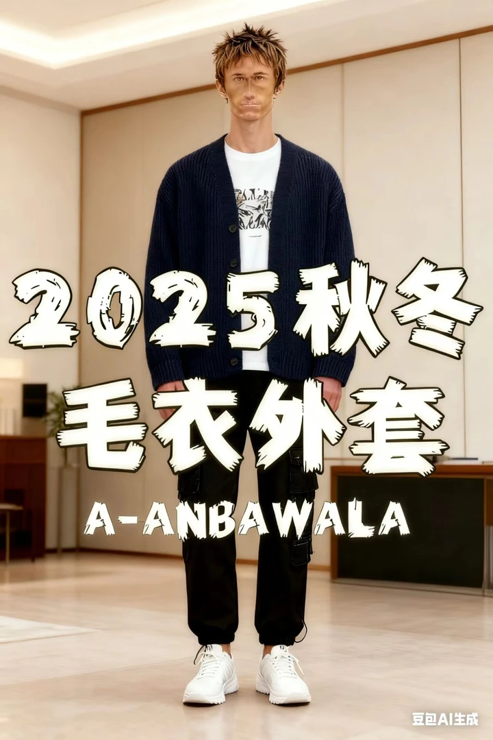 官方款号【C36081先】25爆款翻领毛衣外套长袖休闲宽松