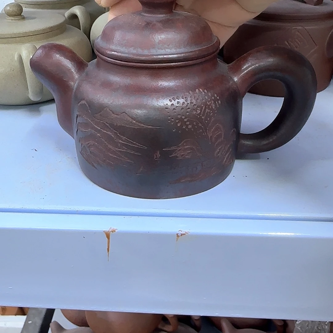 紫砂茶壶宜兴紫砂壶瑕疵处理
