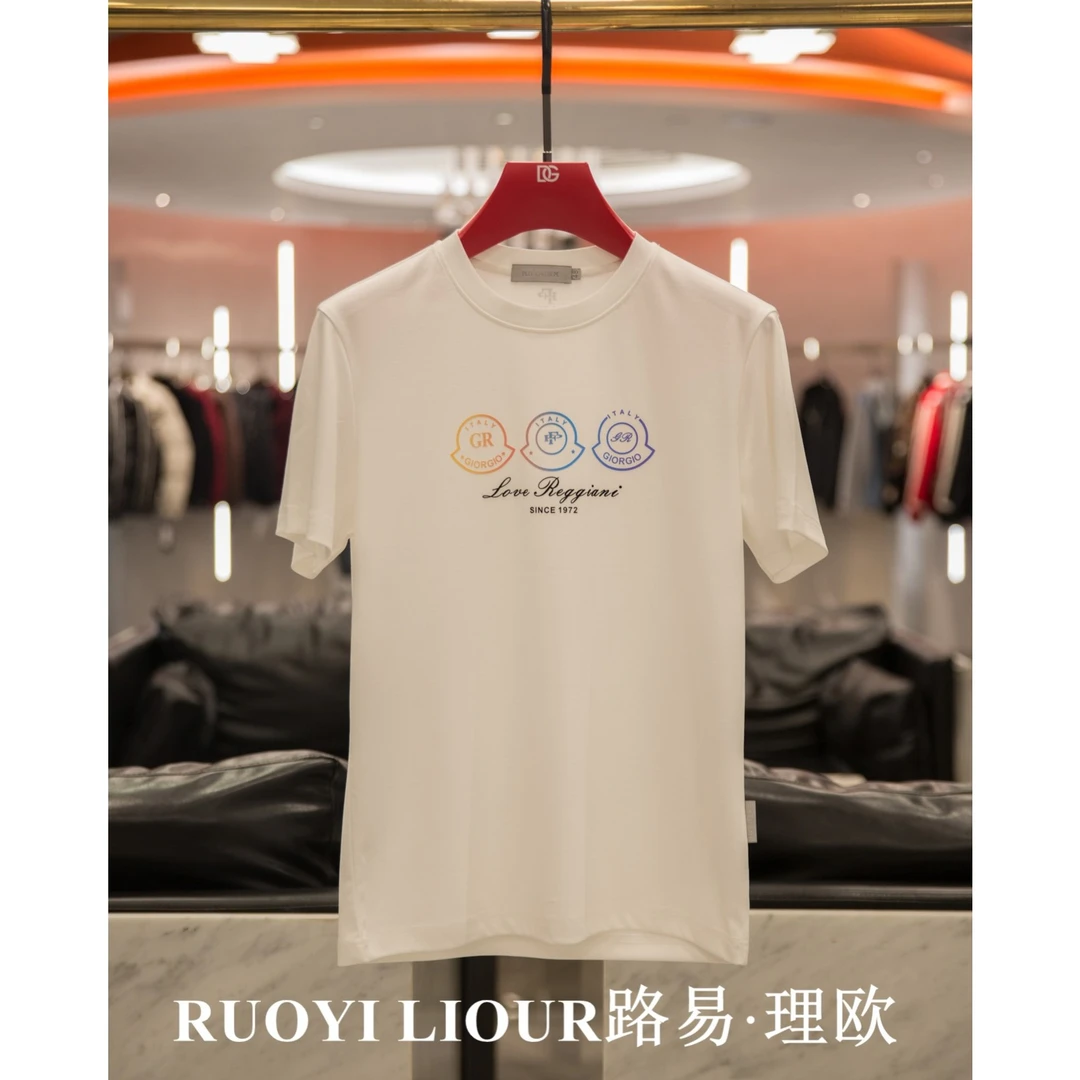 【路易理欧】25春夏新款时尚简约百搭潮流休闲T恤0328