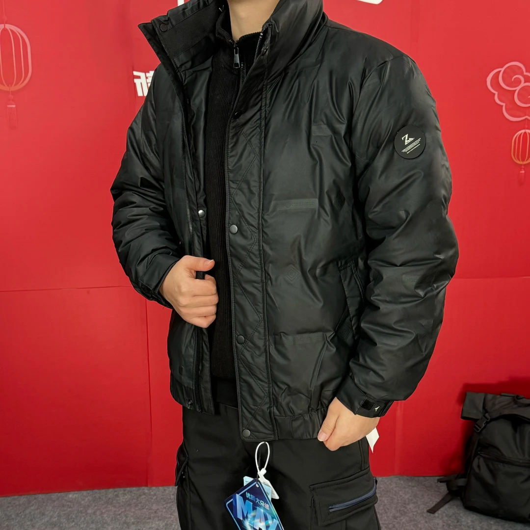 外套男士羽绒服休闲立领潮流保暖冬季羽绒服24Y03