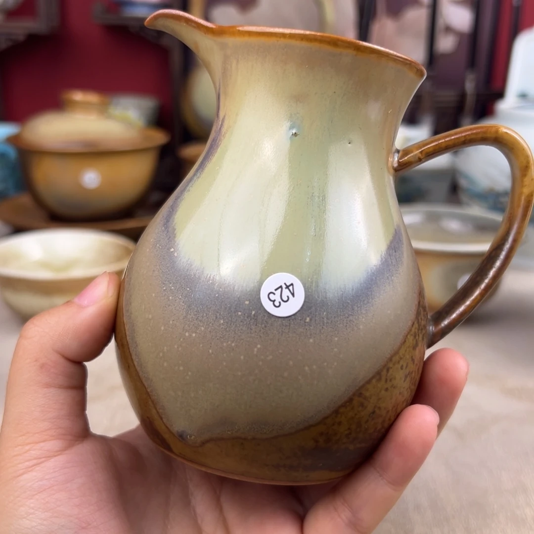 杯纯手工柴烧主人杯微瑕