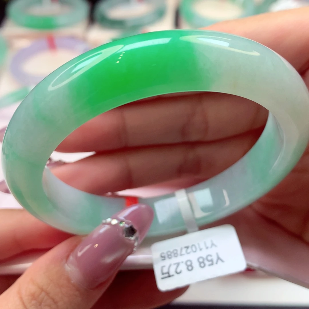 未镶嵌手镯翡翠正圈31号66