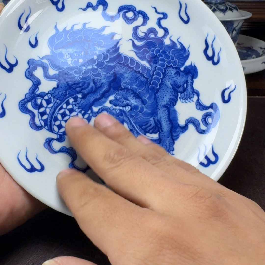 爱***建瓷片当代景德镇陶瓷手绘茶具