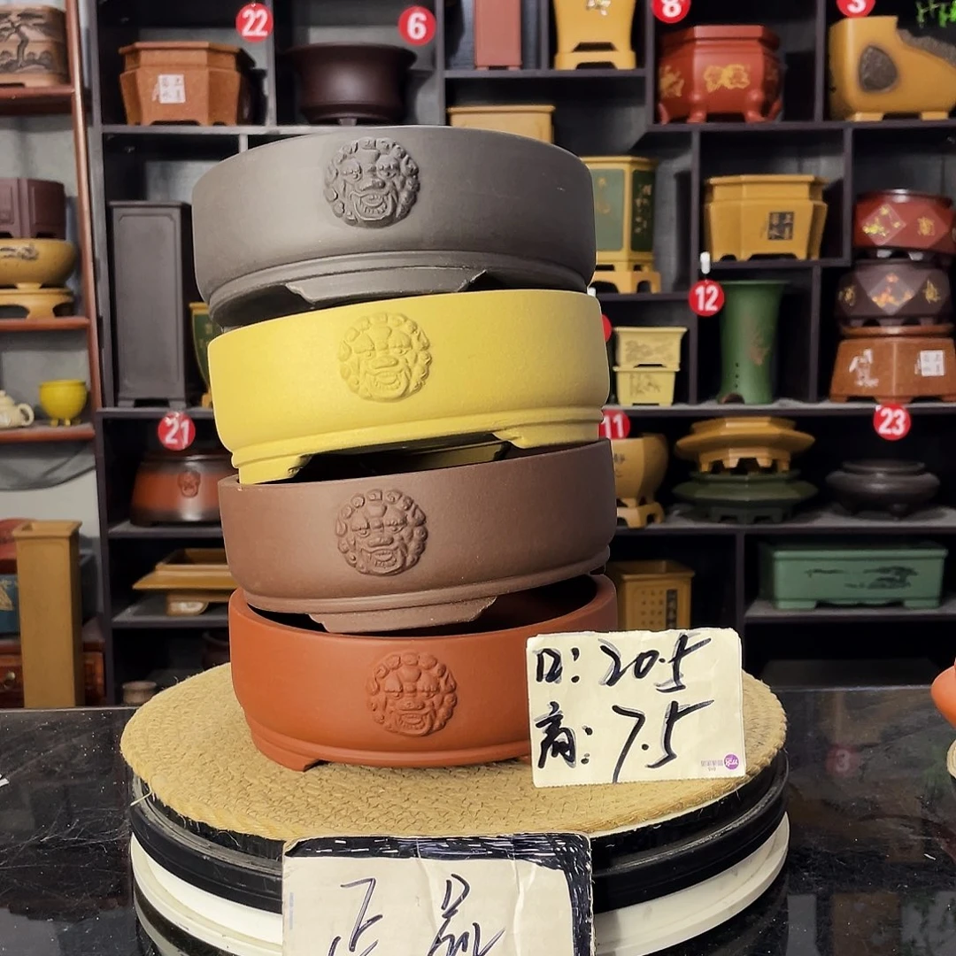 D-盆尚好紫砂花盆