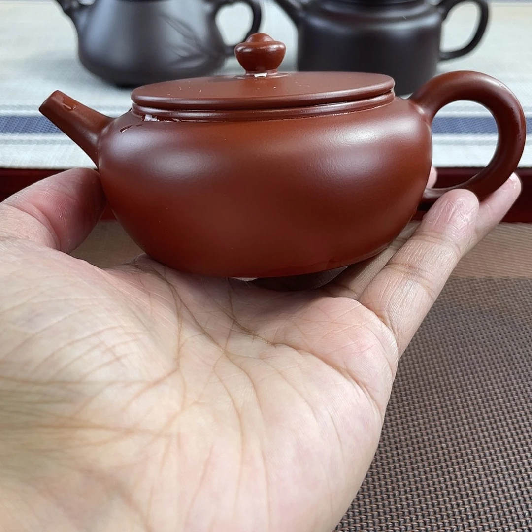 朱泥壶原矿朱泥扁晨器型