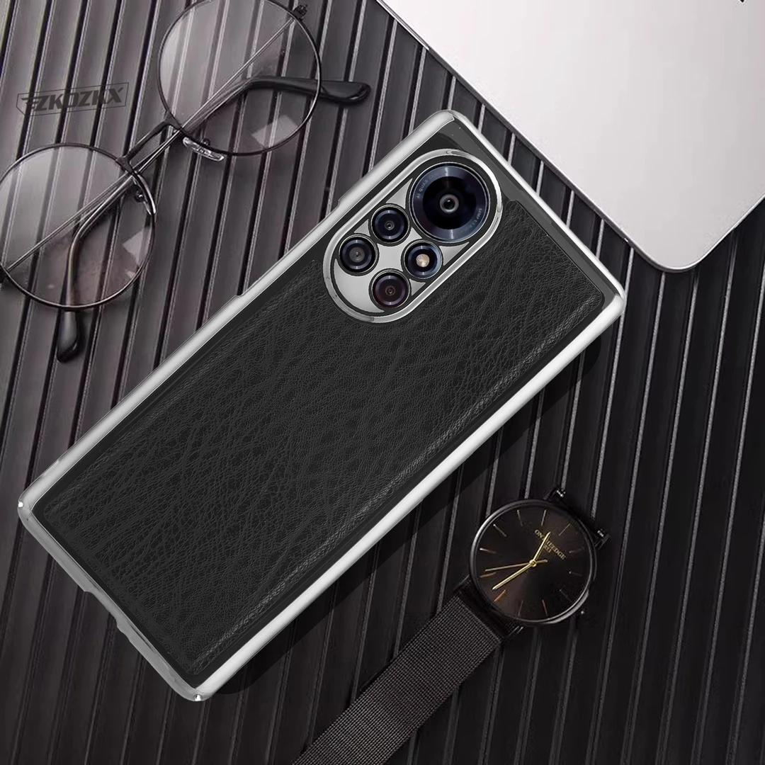 适用华为nova8Pro手机壳新款商务高档电镀鳄鱼皮纹全包超薄防摔