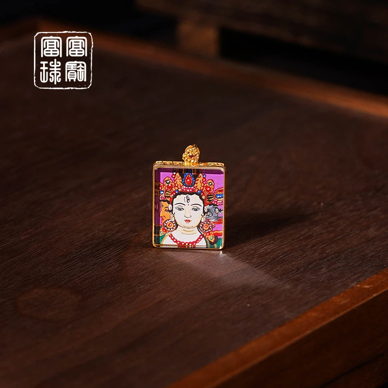 【得安】富富珠宝 18K金气质吊坠 赠绳(天然珠宝多样性发)
