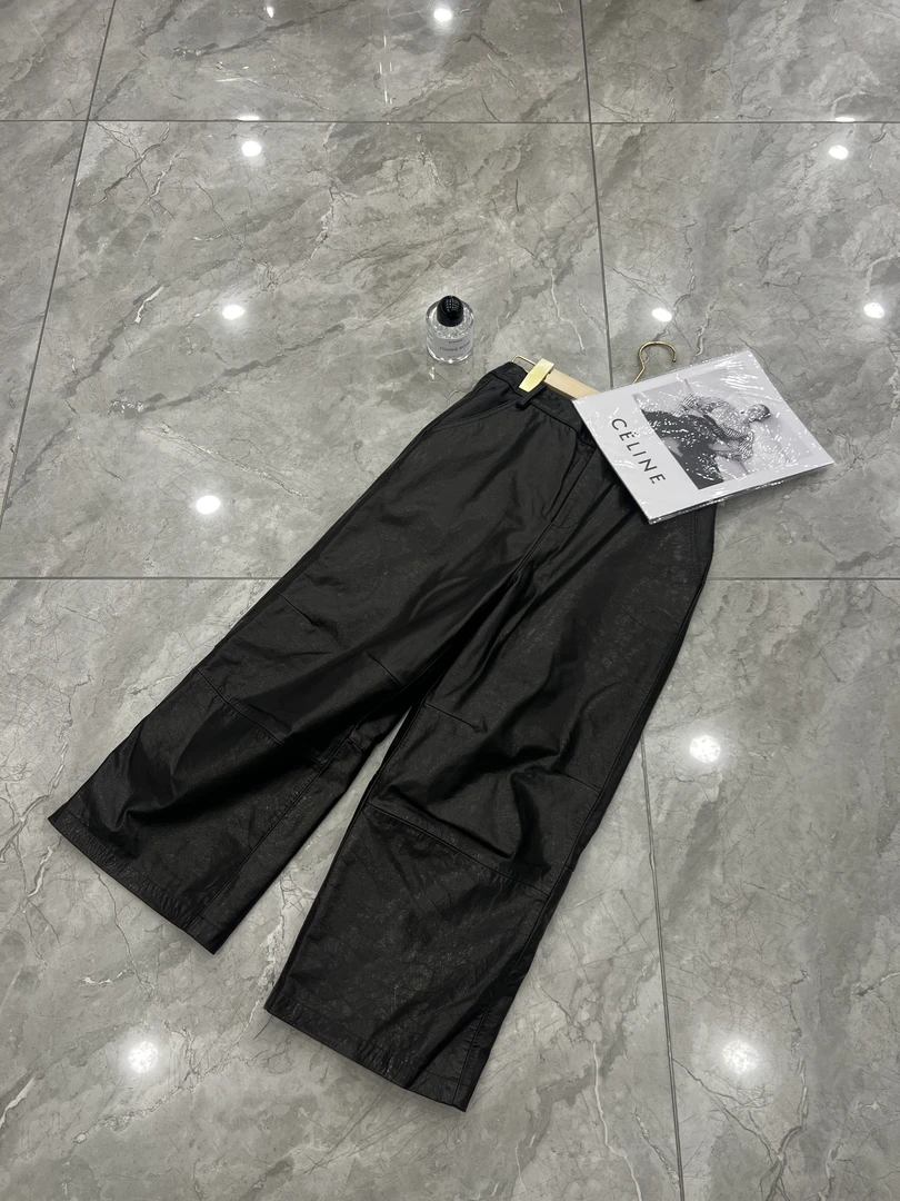 {潮野-Cyer}欧货生活馆设计师皮裤版型超正真皮G-081