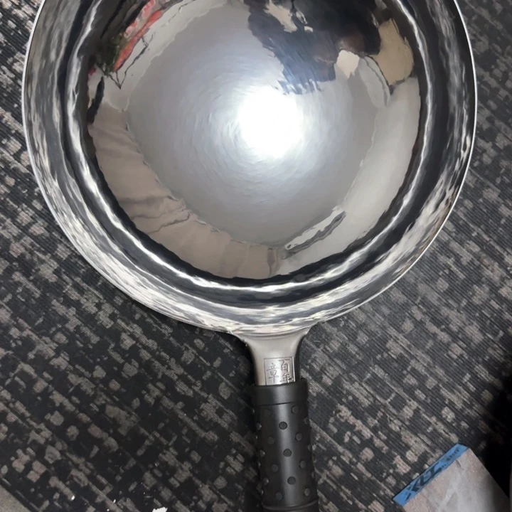 大***哥熟铁手工锻打铁锅30