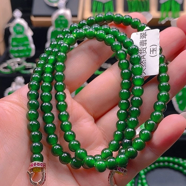 翡翠未镶嵌颈饰245588