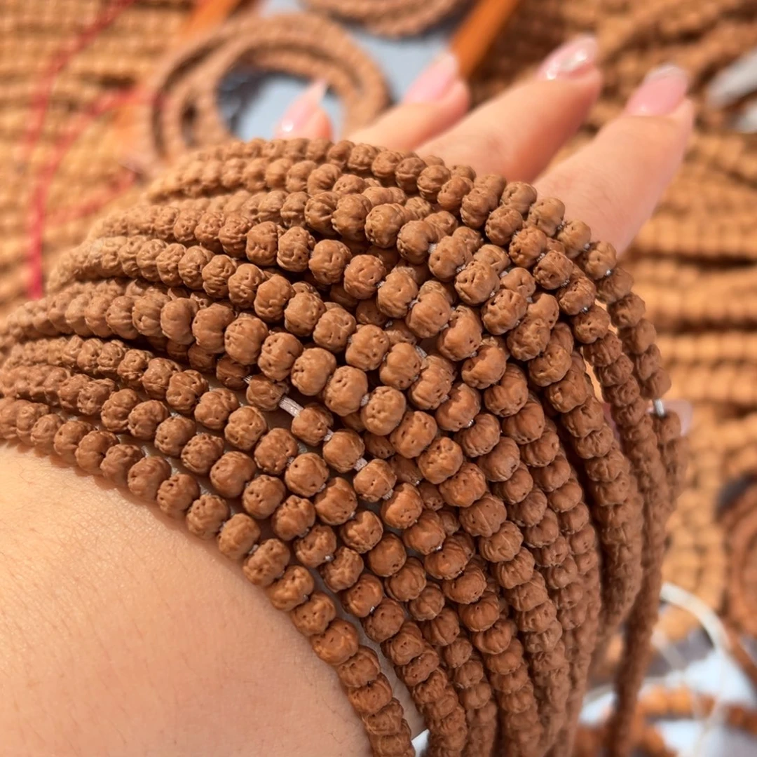 尺寸5小金豆佛手108