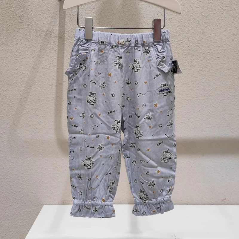 allolugh阿路和如童装夏季女童防蚊九分裤ABBD1PT709