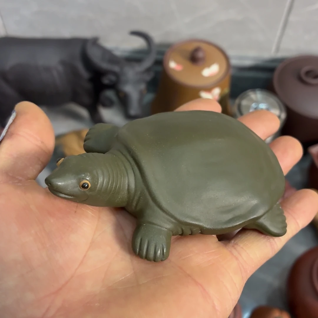 紫砂茶杯放漏放漏放大漏了