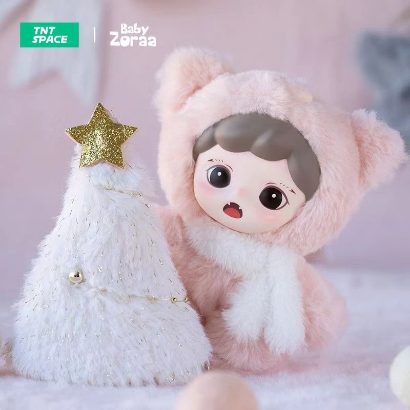 （拆盒））Zoraa绒绒小屋妹宝搪胶毛绒盲盒可爱挂件玩偶手办礼物