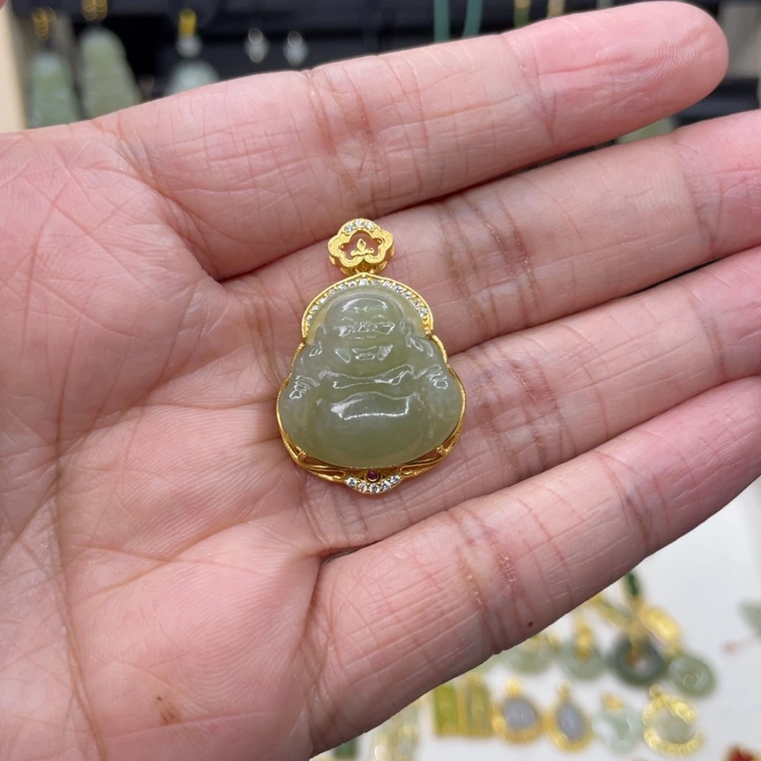 和田玉吊坠(不含链)未镶嵌