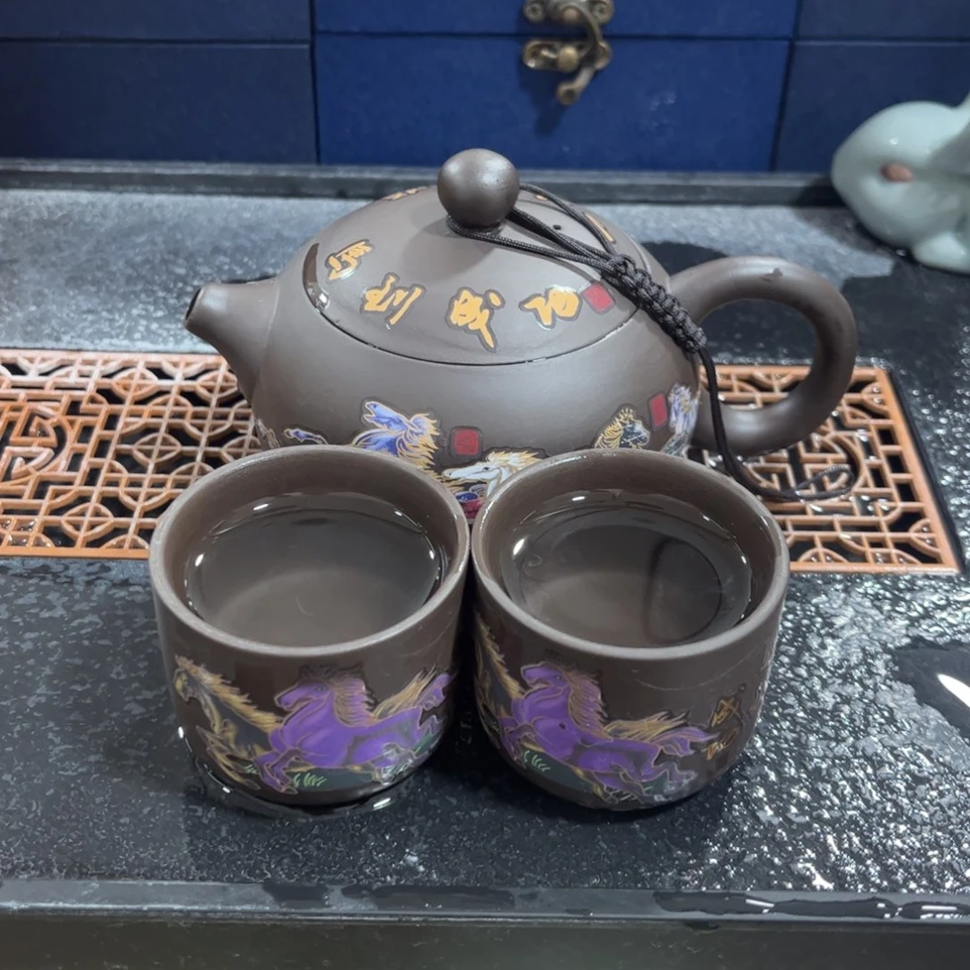茶杯紫砂紫砂壶一壶2杯