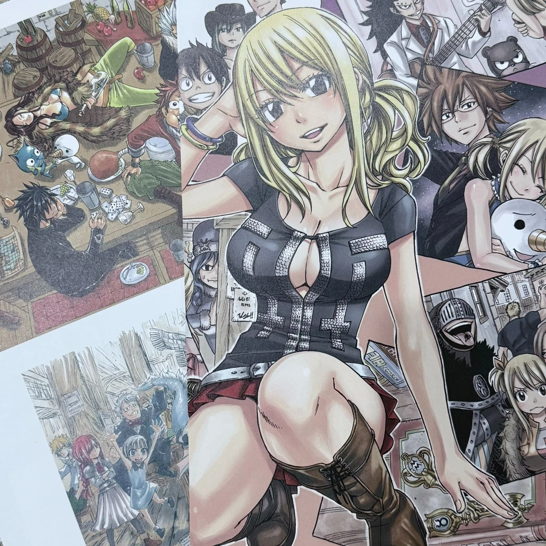 妖精的尾巴 原画集切页（满30包邮哦不满不发货哦老师们）