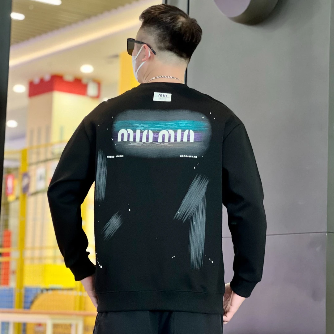 美式2025新款刺绣植绒发泡卫衣秋冬季潮流休闲百搭微宽松外套ins