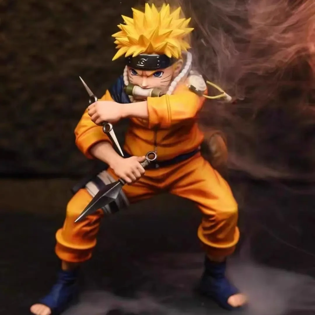 【燃界潮品】有底座19cm螺旋童年明人左柱忍者潮玩GK手办模型摆件