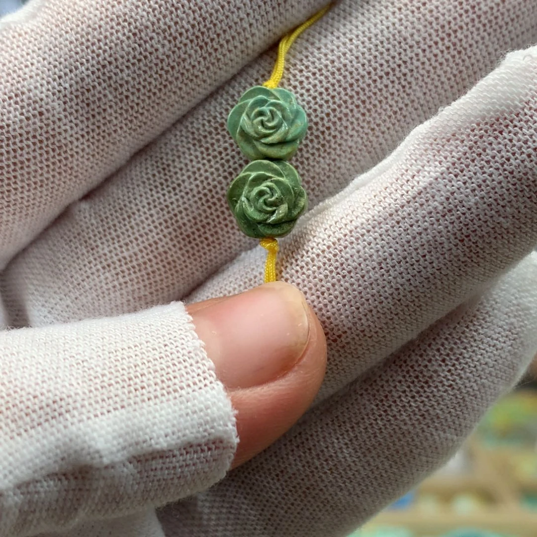 绿松石未镶嵌挂件