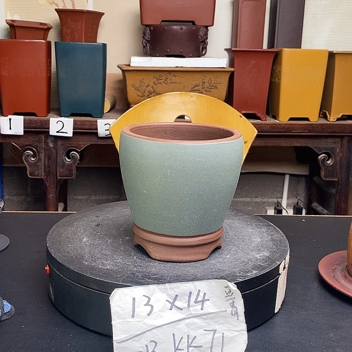紫砂花盆货号一只KK71