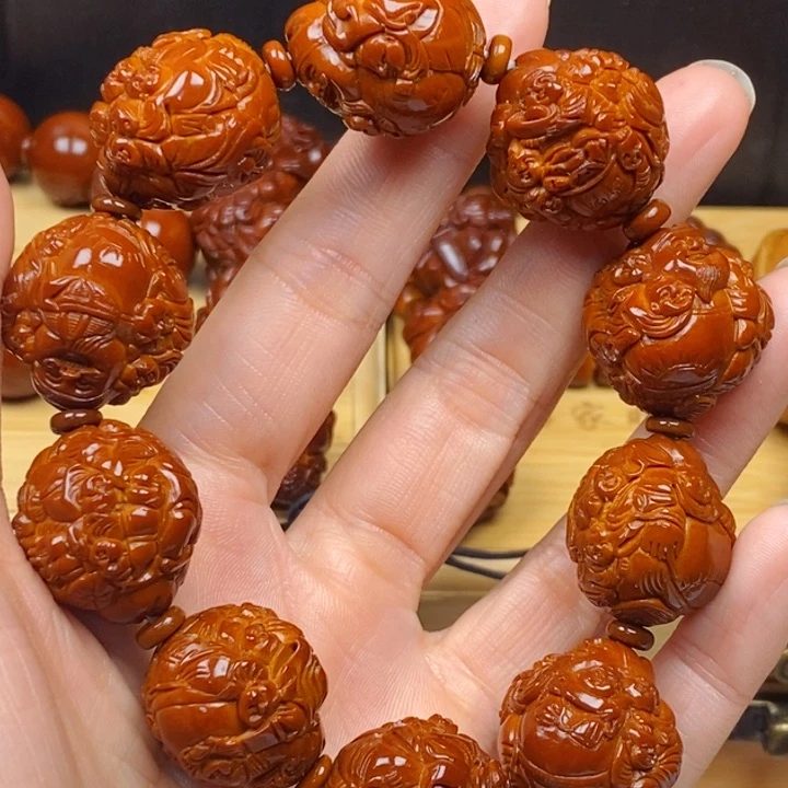 橄榄核吊坠苍**光橄榄核手串