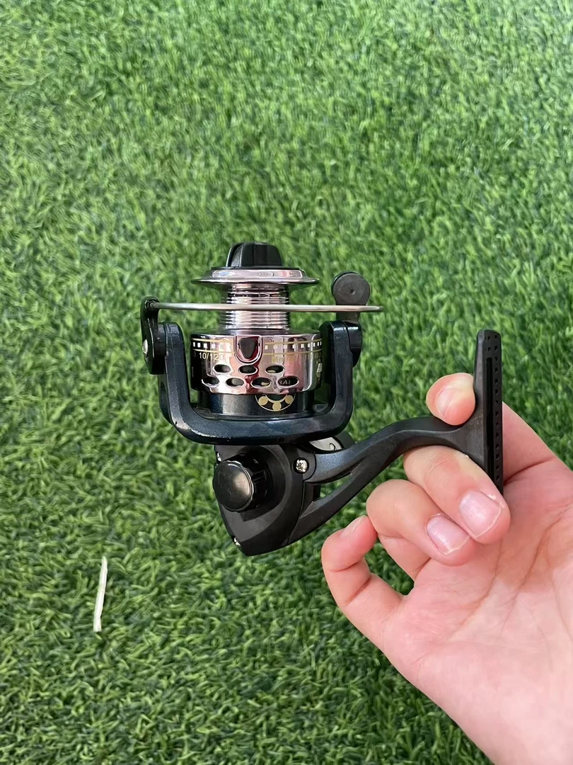 【黑枪色】塑料线杯 2000型金属机芯  纺车轮