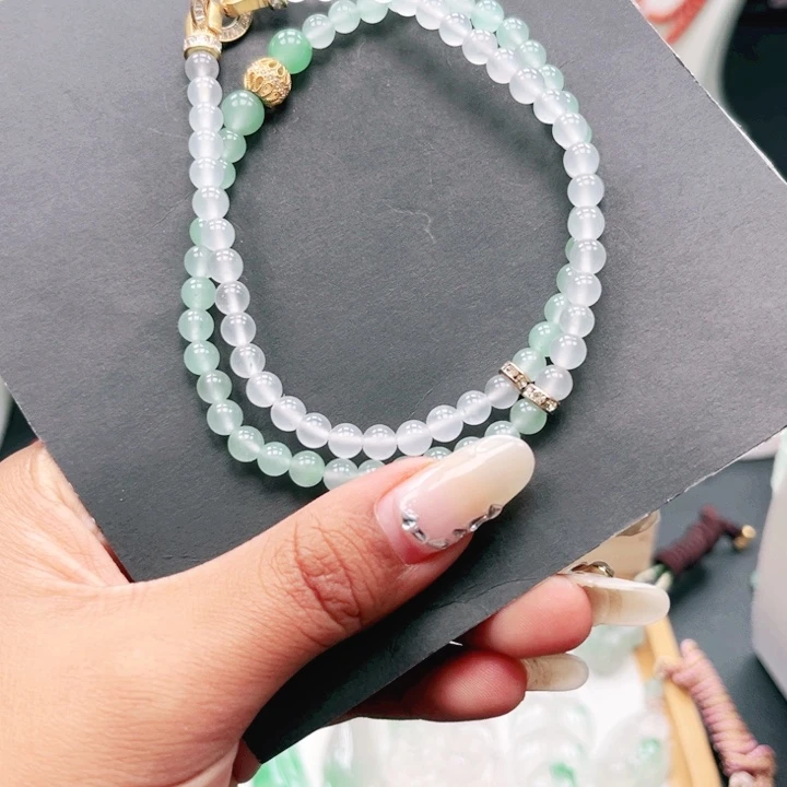 石英岩玉未镶嵌手串