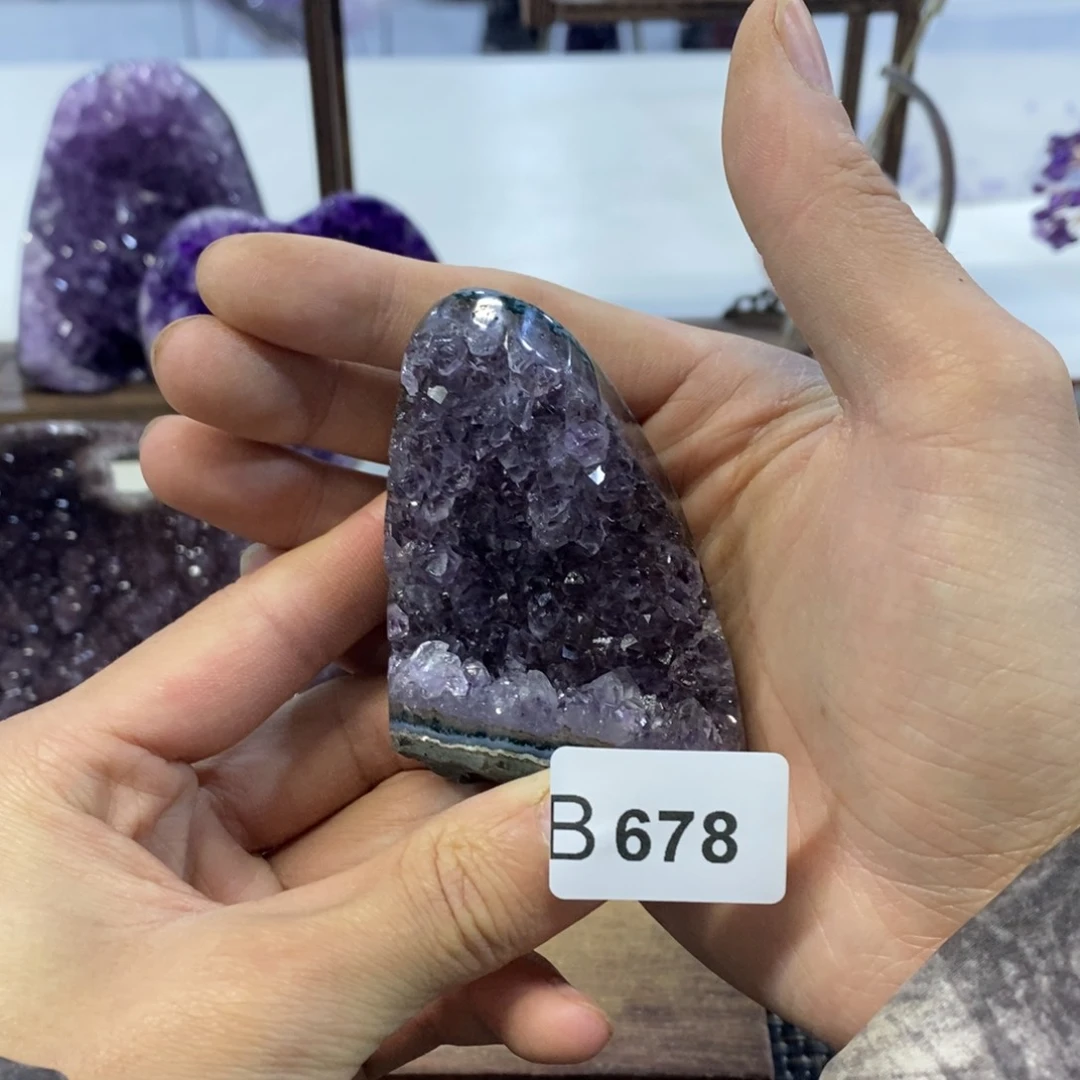 紫晶摆件摆件未镶嵌
