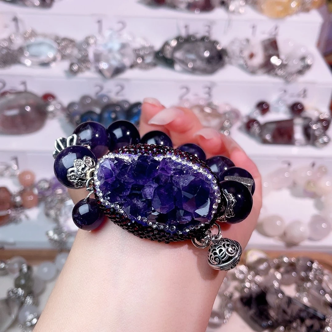 ꧁***）水晶手链合金尺寸